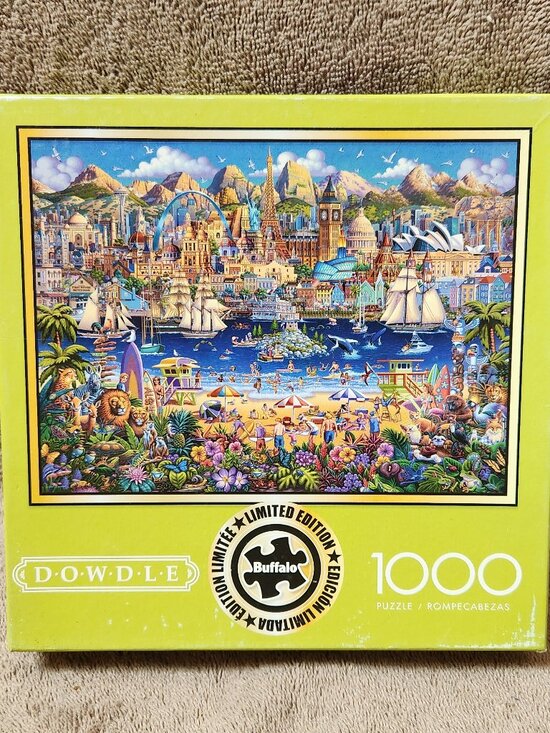 Buffalo Games Other - DOWDLE - WORLD PUZZLE - 1000 Piece - NEW SEALED